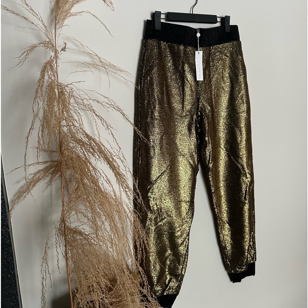 Trina Turk Bop 2 Gold Joggers
